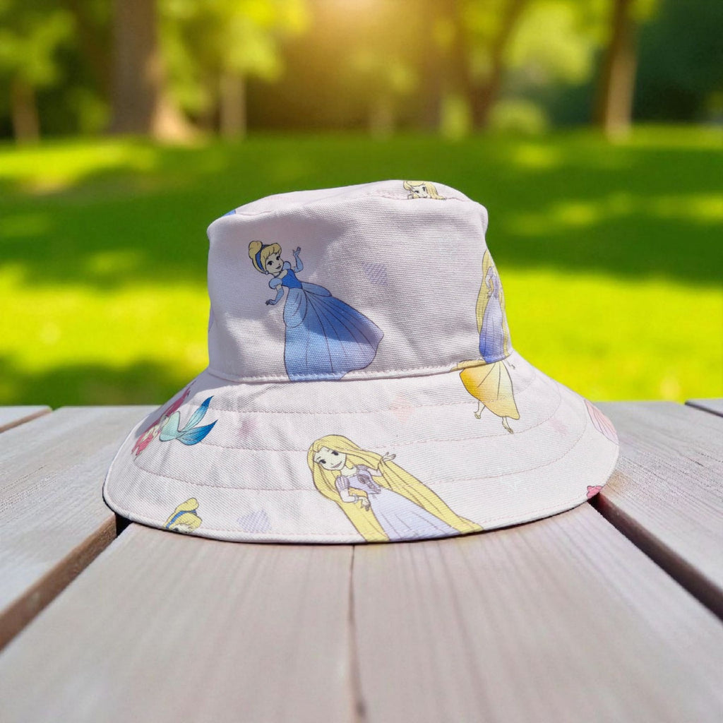 White Floral Ponytail Sun Hats