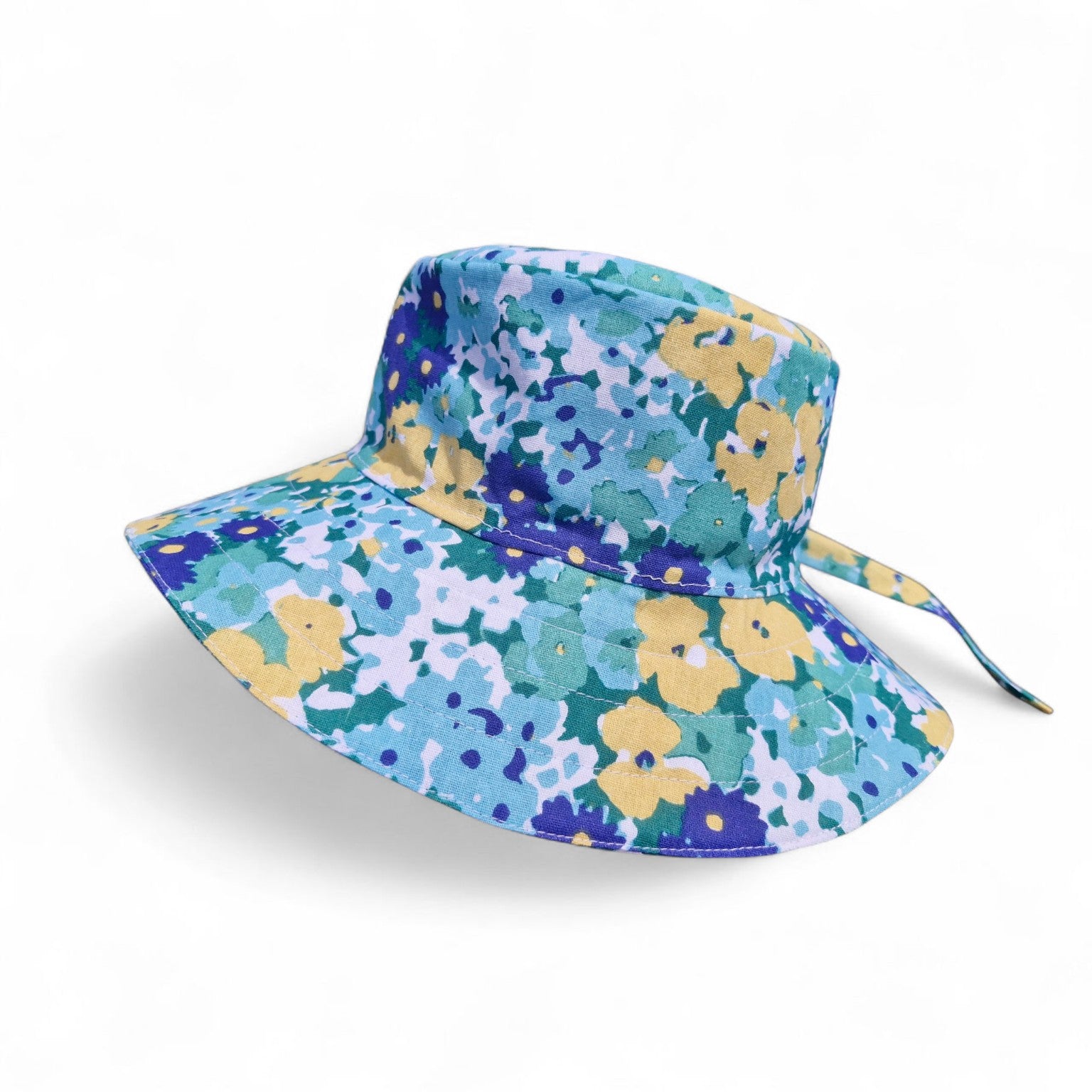 Pink Flower Ponytail Sun Hats